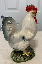 Vintage Napcoware Japan White Ceramic Rooster Figurine 8