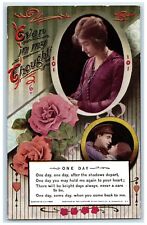 c1910's Soldier Romance WWI Ever In My Thoughts One Day Bamforth Postcard picture