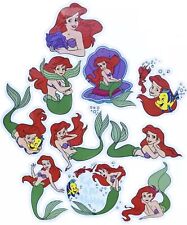 LITTLE MERMAID Stickers Large Waterproof Stickers Disney Princess Ariel 10 PCS picture
