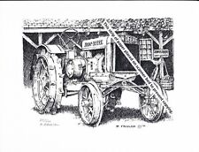 John Deere Model G.P. Tractor ~ Pen & Ink Print picture