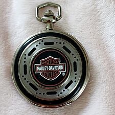 Harley-Davidson Heritage Softail Franklin Mint Pocket Watch Harley Biker Watch picture
