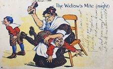 c1907 Picture Postcard ~ The Widows Mite (Might) ~ #-4995 picture