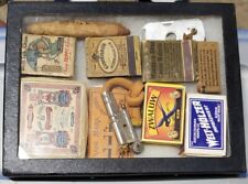 Collection of late 1800's Early 1900's Tobacco Related Items Flint Gum Chew RARE picture