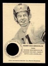 #NS0630 NORM VAN BROCKLIN 1949 Coin Collector Oddball Card  picture