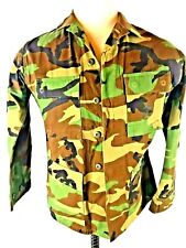 Vintage Military Woodland Camo Hot Weather Combat Coat, Hunting, Paintball picture