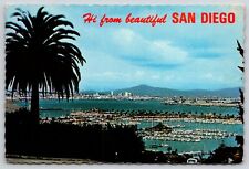 Postcard CA San Diego Bay Shelter Island picture