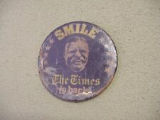 Vintage Smile - The Times is Back Teddy Roosevelt button picture