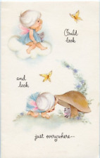 Vtg Hallmark Anniversary Greeting Card Fairy Look Nicer Pair Bunny Unused 1970s picture
