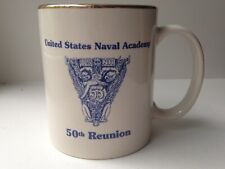 US United States Naval Academy Class of 1953 50th Reunion 12oz Navy Coffee Mug picture