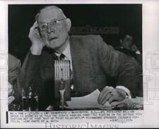 1952 Press Photo AFL President William Green at Banking Committee hearing in DC picture