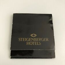 Steigenberger Hotels Vintage Matchbook Rare Black & Gold Germany European FULL picture
