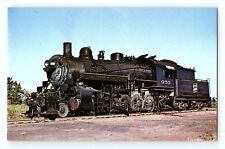 SOO Line Railroad 2-10-0 950 Engine Ashland Wisconsin Vintage Postcard picture