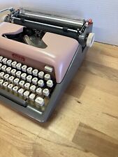Vintage Royal Travel Deluxe Typewriter Peach Pink, Futura 800 With Case picture