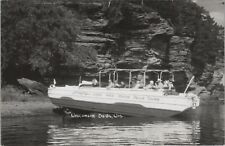 RPPC c1950s Duck with people leaving the water Wisconsin Dells WI photo D892 picture