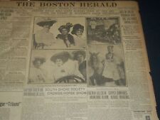 1907 SEPTEMBER 14 THE BOSTON HERALD - LUSITANIA MAKES OCEAN EPOCH - BH 238 picture