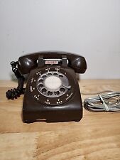 Vintage Stromberg-Carlson Brown Rotary Dial Phone w/ Ringer Volume Dial picture