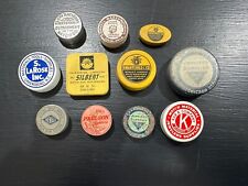 Eleven Vintage Jewelers or Watchmaking Advertising Tins Wonderful Collection picture