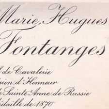 Charles René Marie Hugues De Fontanges Paris 1921 Colonel Cavalerie Saint-Cyr picture