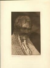 1915 Original Photogravure | Tsahwismia Nootka | Edward Curtis | 5 1/2 x 7 1/2 picture