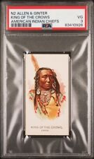 1888 N2 Allen & Ginter American Indian Chiefs KING OF THE CROWS (PSA 3 VG) picture