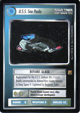 STAR TREK CCG RULES OF ACQUISITION RARE CARD U.S.S. SAO PAULO picture