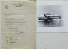 Wolfgang von Gronau & Crew Historic Around The World Flight Autographs ''Rare'' picture