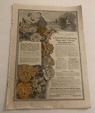 Antique 1900s Needlecraft Magazine Newspaper Paper Collectible Sewing Original picture