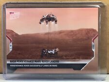 2021 TOPPS NOW #1 NASA PERSEVERANCE MARS ROVER LANDING 2/18/21 picture