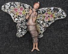 DELIGHTFUL GISELE GRAHAM BEADED LACY WINGED FAIRY QUEEN ORNAMENT picture