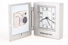 Nikon Coolpix 775 Camera Vintage Metal Travel Alarm Clock NEAR MINT V27 picture