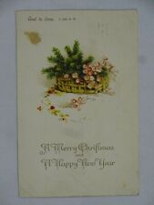 1934 Merry Christmas Postcard Joseph Harnack Postville IA Germany picture