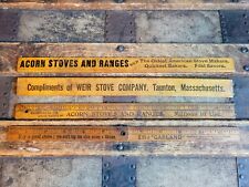 Set of Four Antique Advertising Rules Acorn Glenwood Garland Stoves & Ranges picture