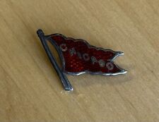 1910s Antique University Of Chicago Pennant Pin Sterling Silver picture