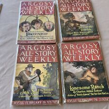 Argosy All-Story Weekly Complete February 1921 (february 5, 12, 19 & 26) VGC picture