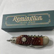 Remington 1996 Trail Hand R3843 Bullet Knife Round UMC Inlay Shield NEW Box RARE picture
