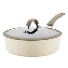 Rachael Ray Cook + Create 3qt Aluminum Nonsticke Saute Pan with Lid - Almond picture