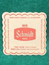 Vintage 1955-60 Jacob Schmidt  Beer Coaster #984 Cardboard picture