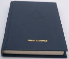 1979 Emulation First Degree Ritual Masonic Book picture