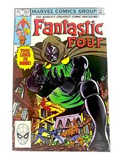 Marvel FANTASTIC FOUR (1982) #247 BYRNE Dr Doom Cover VF/NM (9.0) Ships FREE picture