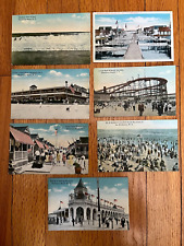 7 Vintage Color Postcards from Rockaway Beach, NY picture