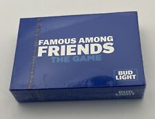 Bud Light Playing Cards (Famous Among Friends) The Game, Sealed picture