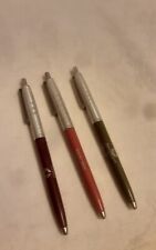 Vtg Made In USA Lot Of 3 Retractable Ballpoint Pen Land Of Lakes St. Olaf Co-Op picture