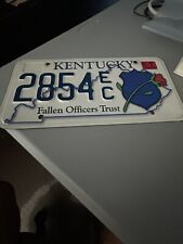 Kentucky Fallen Officer License Plate  picture