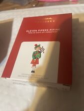 2021 Hallmark ELEVEN PIPERS PIPING 11th in the 12 Days of Christmas Ornament NEW picture