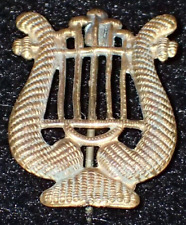WWI - Interwar Army Officers Cap & Lapel Device Pin Field Musician Band, Ornate picture