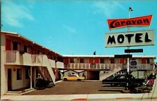 1960'S. CARAVAN MOTEL. SEASIDE, CA. POSTCARD TM13 picture