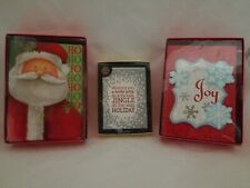 Vintage Christmas Cards Lot Of 3 New Boxes of Cards 2 of the Boxes Are Hand Made picture