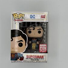 Funko Pop Heroes Metallic Superman #402 IMPERIAL PALACE  Exclusive W/PROTECTOR picture