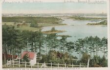 c1920s Air View Wentworth By The Sea And Navy Yard Portsmouth NH Posted Postcard picture