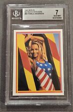 BGS 7 1993 Merlin Baywatch Stickers Pamela Anderson CJ Parker Rookie RC #69 picture